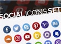 260 Free Social Icons Set In Different Styles