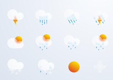 3D Weather Icons