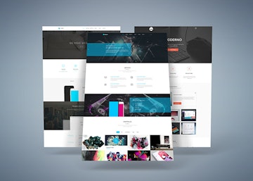 3D Web Presentation Mock-Up