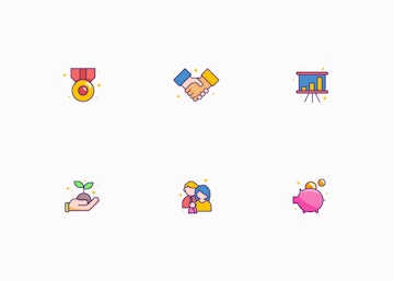 6 Vector Random Icons