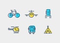 6 Vector Travel Icons