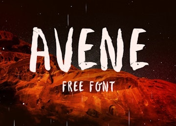 Avene - Fresh Hand Crafted Brush Typeface Font