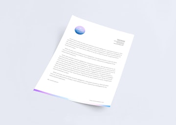 A4 Paper PSD Mockup