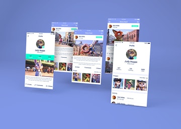 App Presentation PSD Mockup