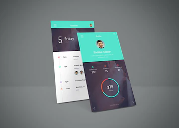 App Screen Showcase Mockup Vol.4