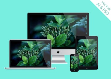 Apple devices mockup