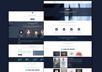 Artica - PSD One Page Web Template
