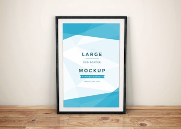 Download Poster Frame Psd Mockup Graphberry Com