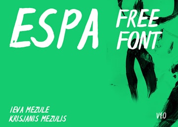 Espa Free Brush Font