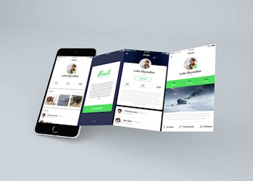 Extended iPhone Screen Mockup