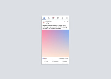 Facebook Post Mockup