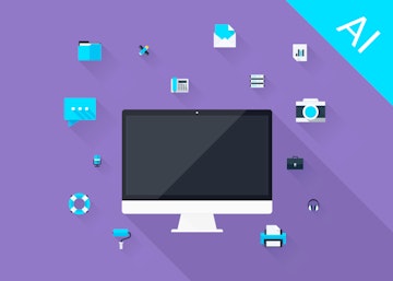 Flat Technology Backgrounds