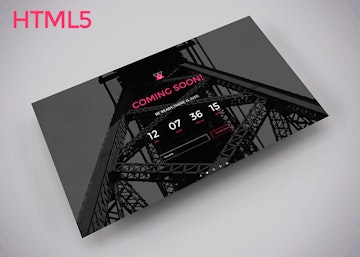 Coming soon HTML template