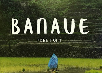 Banaue - Free Handwritten Brush Font
