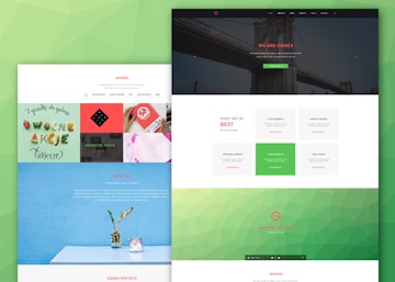 Gonex - Simple PSD Landing Page