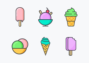 Ice Cream Icon Set