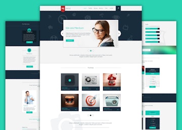 Mentum - PSD Single Page Template