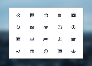 Mono - 20 Vector Simple Icons