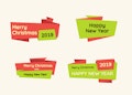 New Year Labels