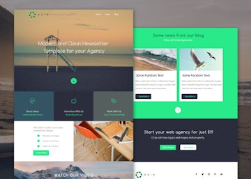 Odin - Free Newsletter PSD Template
