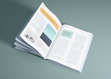 Perspective Open Magazine Mockup