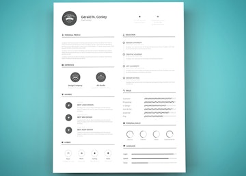 Print Ready Resume Template