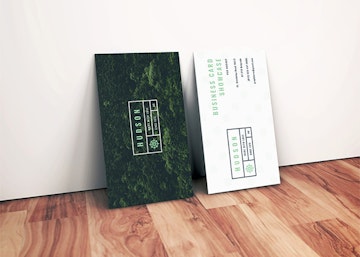 Realistic Business Card Mockup