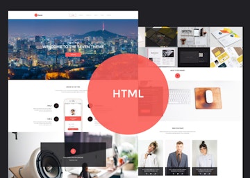 Seven - HTML Single Page Creative Portofolio Template