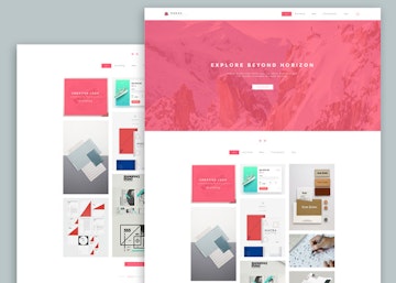 Sneak - Simple Portfolio PSD Website Template