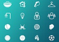 Sport related icons pack