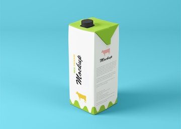 Tetra Pak 1L Package Mockup