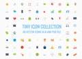 80 Tiny Vector Icons Collection
