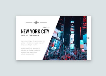 Travel PSD Banner Design Template