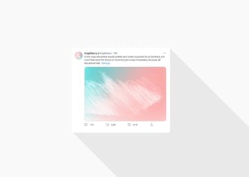 Twitter Image Post Mockup