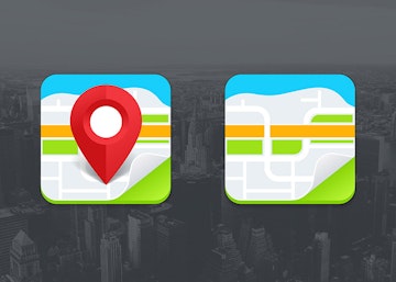 Two Vector Map Icons