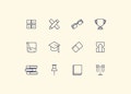 Vector Education Line Icons