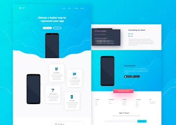 Appo - Psd Landing Page Template - Graphberry.Com