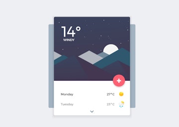 Weather Banner UI