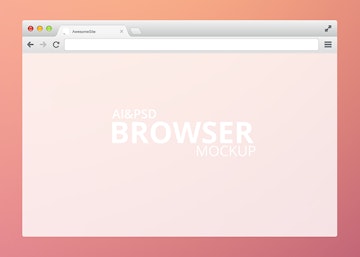 Download Free Flat Browser Mockup Graphberry Com