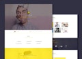 YellowMoon - Free PSD Landing Page