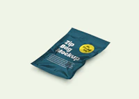 Zip Bag Package Mockup